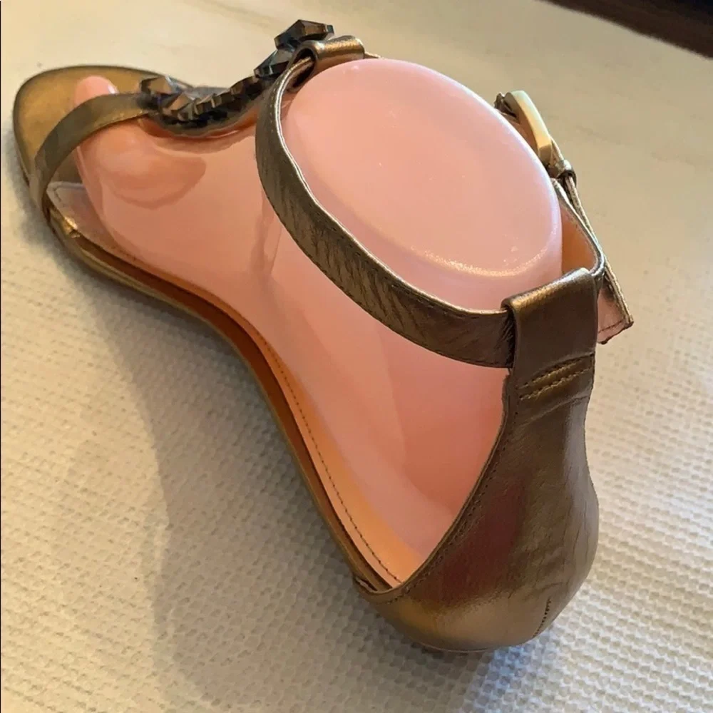 VIA SPIGA fully leather sandals/Copper/Italy/8.5.​​​​​​​​​​​​​​​​​​​​​